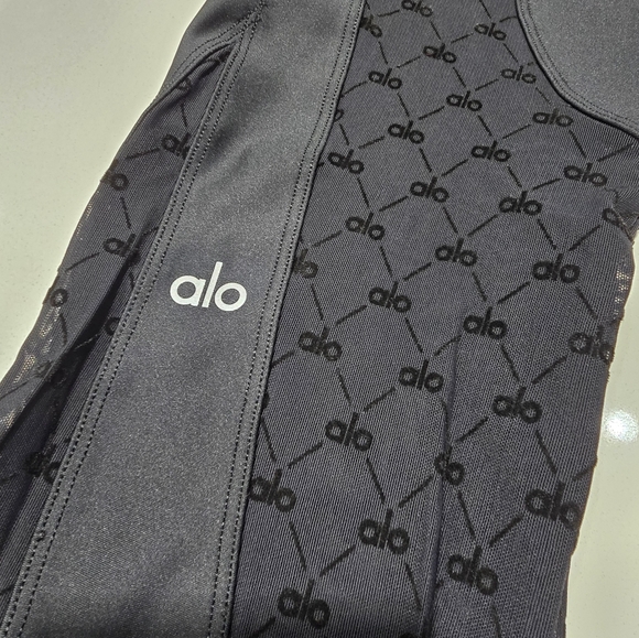 ALO Yoga Pants - Alo yoga Airlift Mesh High-Waist Celeste Capri